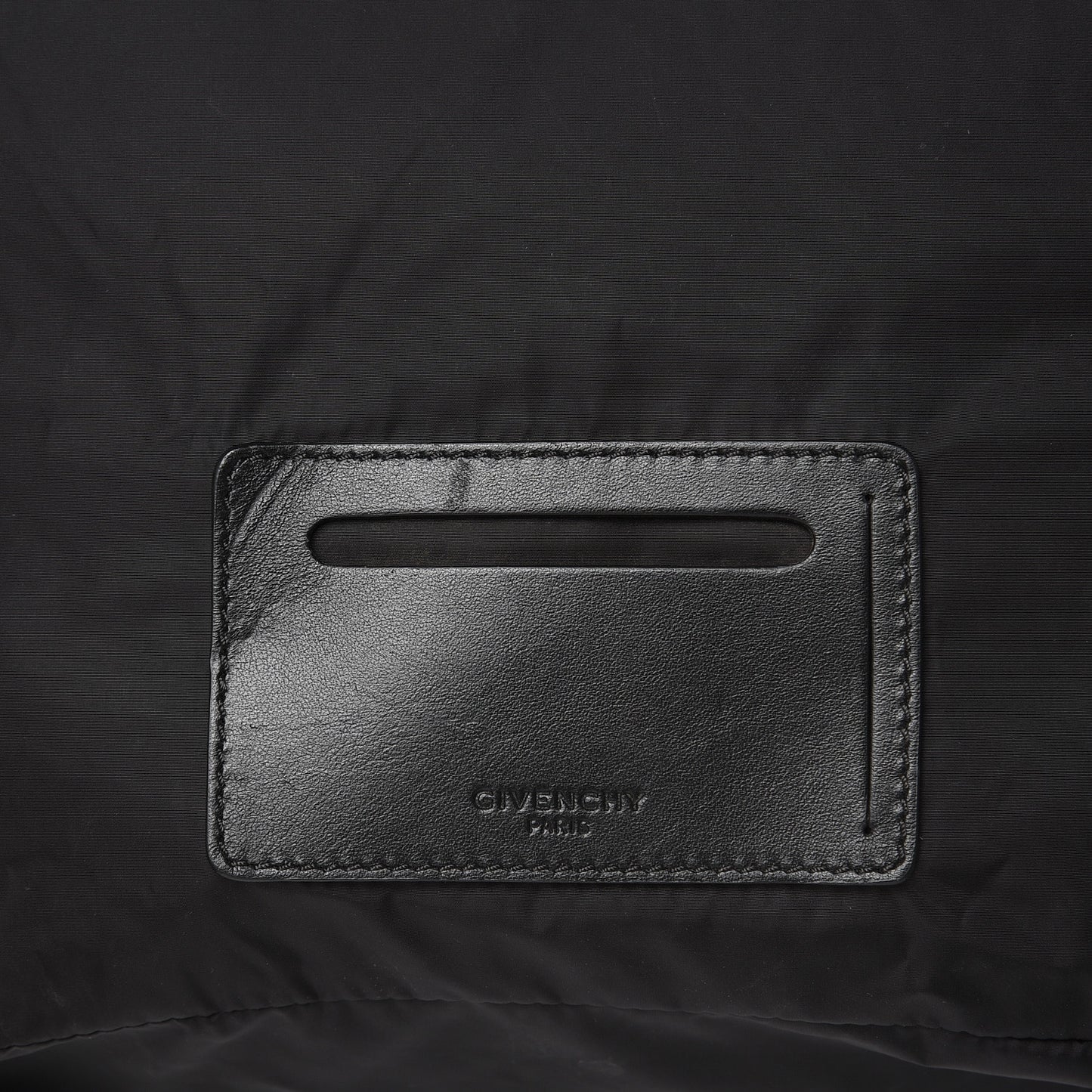 Nylon Logo Star Backpack Black