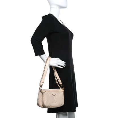 Louis Vuitton Empreinte Monogram Giant Multi Pochette Accessories Cream 2 of 8