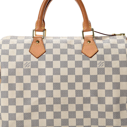 Louis Vuitton Damier Azur Speedy 30 7 of 17