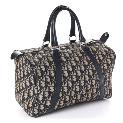 Christian Dior Monogram Boston Navy Blue 3 of 19