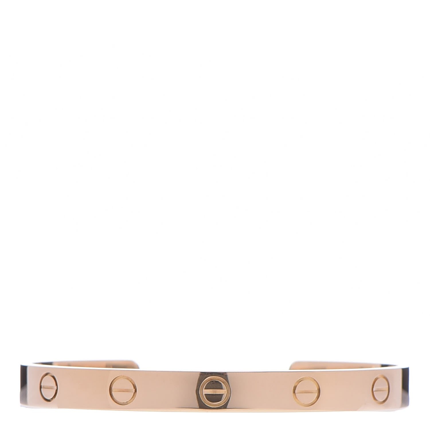 Cartier 18K Yellow Gold LOVE Cuff Bracelet 17 1 of 5