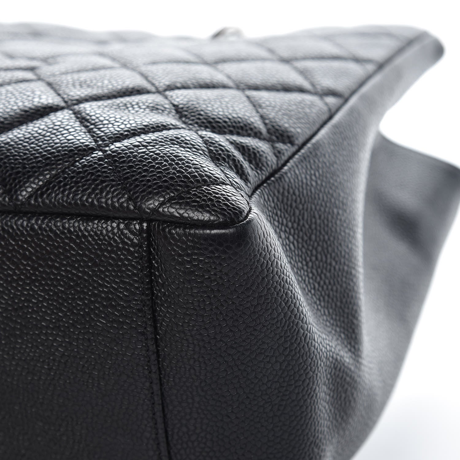 Chanel Caviar Quilted Grand Shopping Tote GST Black 9 of 11