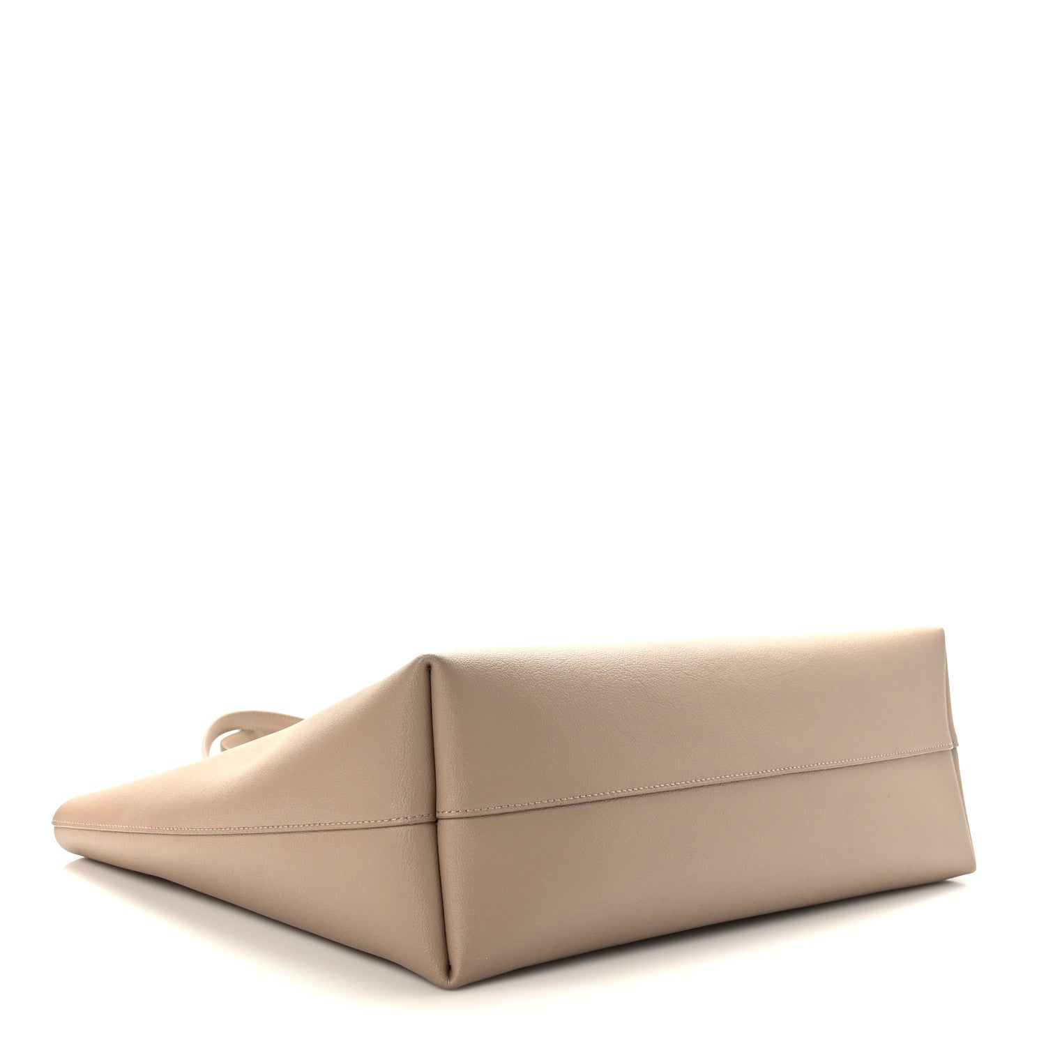 Saint Laurent Calfskin Large Shopping Tote Dark Beige 5 of 10