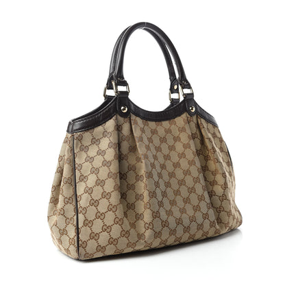 Gucci Monogram Medium Sukey Tote Dark Brown 3 of 15