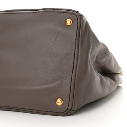 Prada Soft Calfskin Shopping Tote Bambu 9 of 14