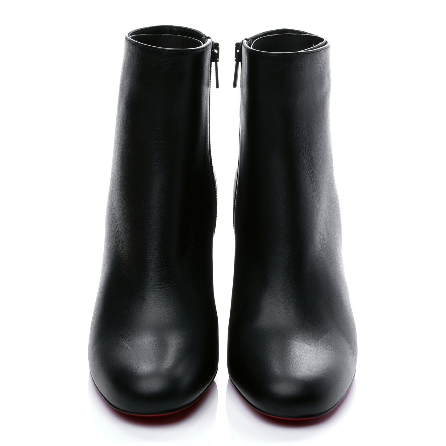 Calfskin Turela 85 Ankle Boots 39.5 Black