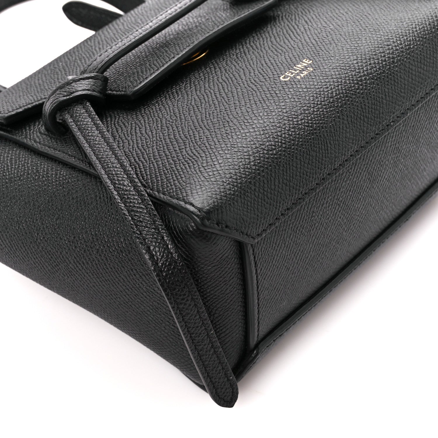 Celine Grained Calfskin Pico Belt Bag Black 8 of 9