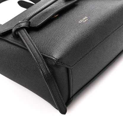 Celine Grained Calfskin Pico Belt Bag Black 8 of 9