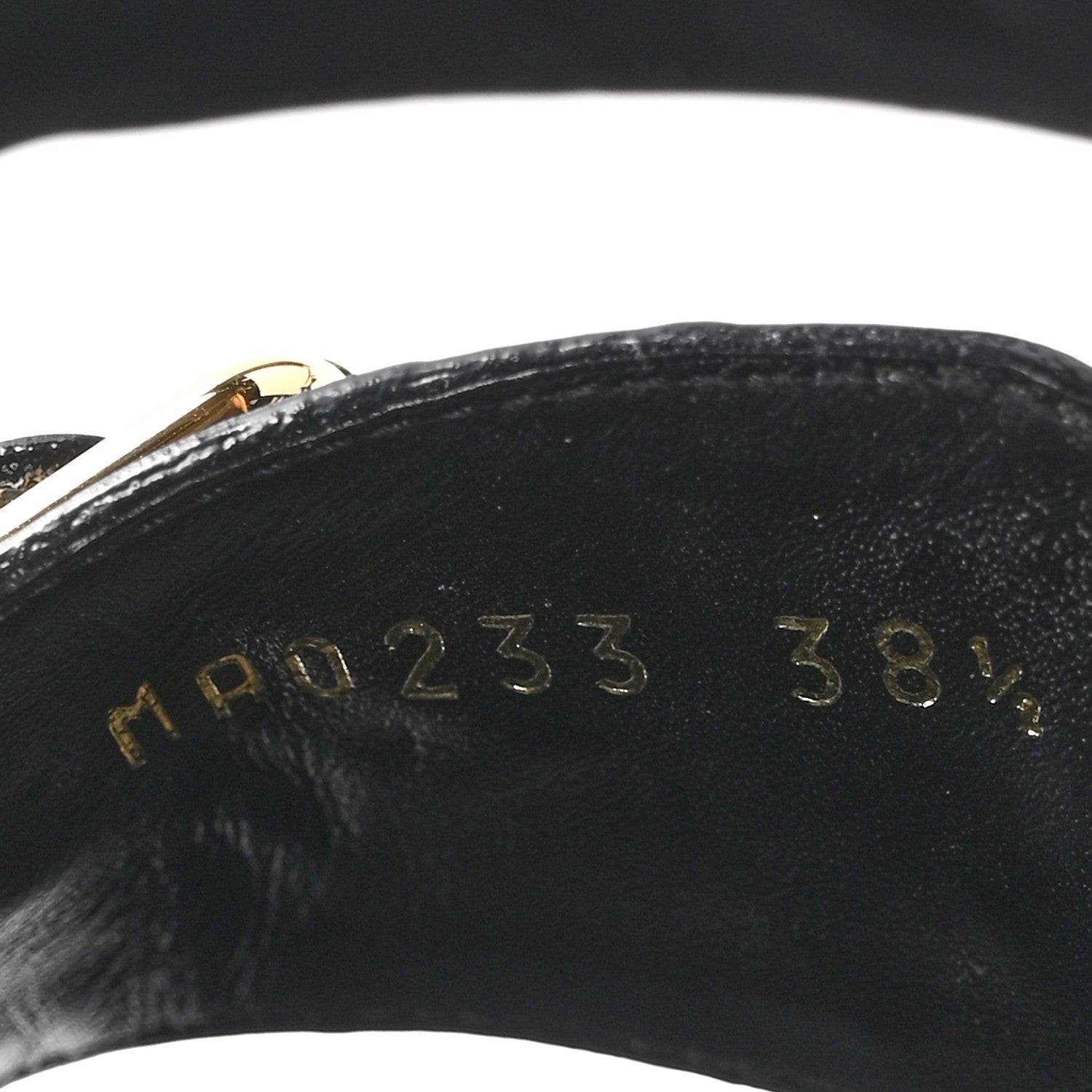 Louis Vuitton Lambskin Embossed Monogram Bom Dia Flat Mule Sandals 38.5 Black 6 of 9