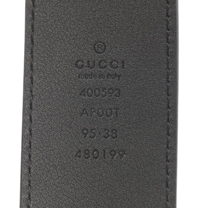 Gucci Calfskin Double G 40mm Belt 95 38 Black 3 of 5