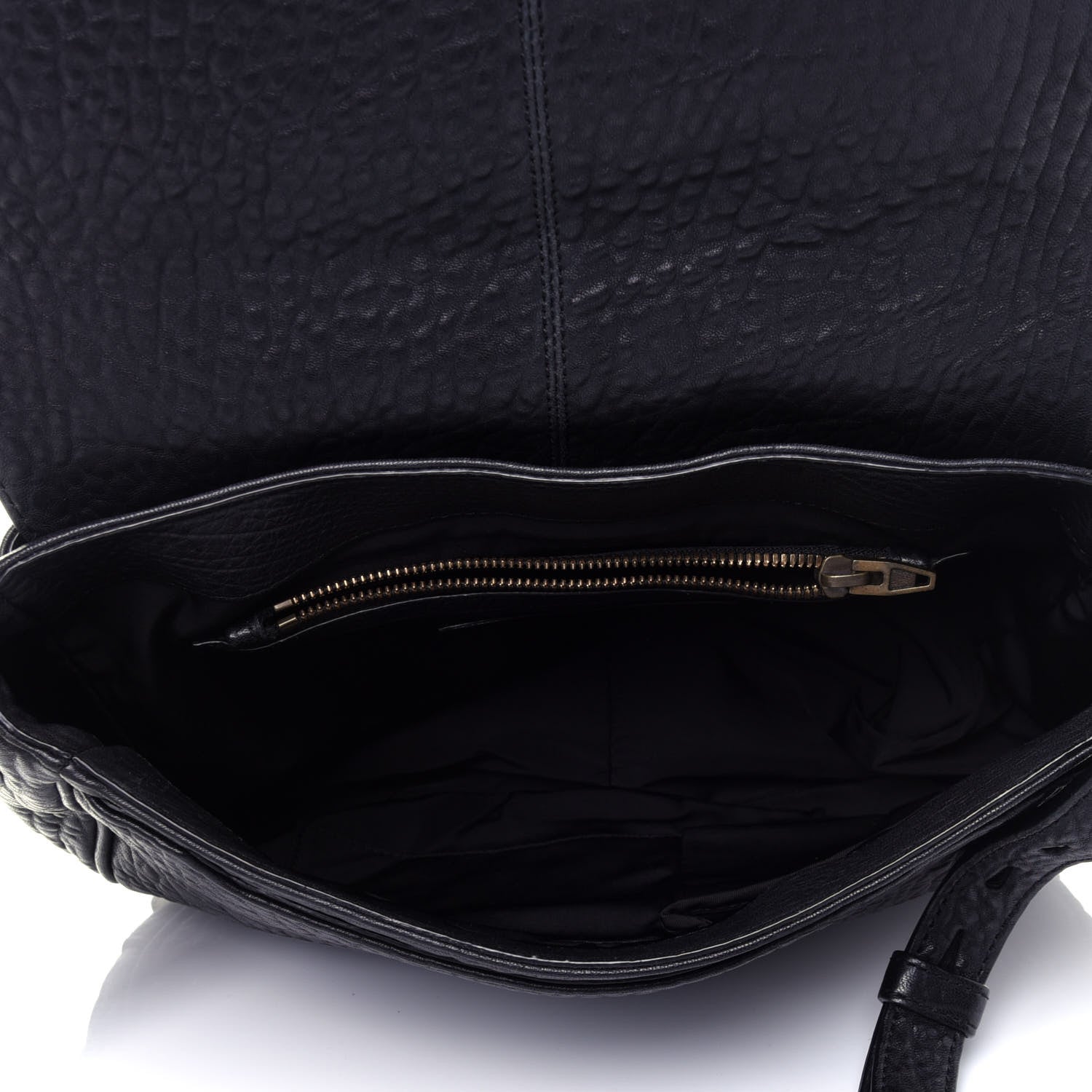Alexander Wang Pebbled Lambskin Lia Sling Black 5 of 11