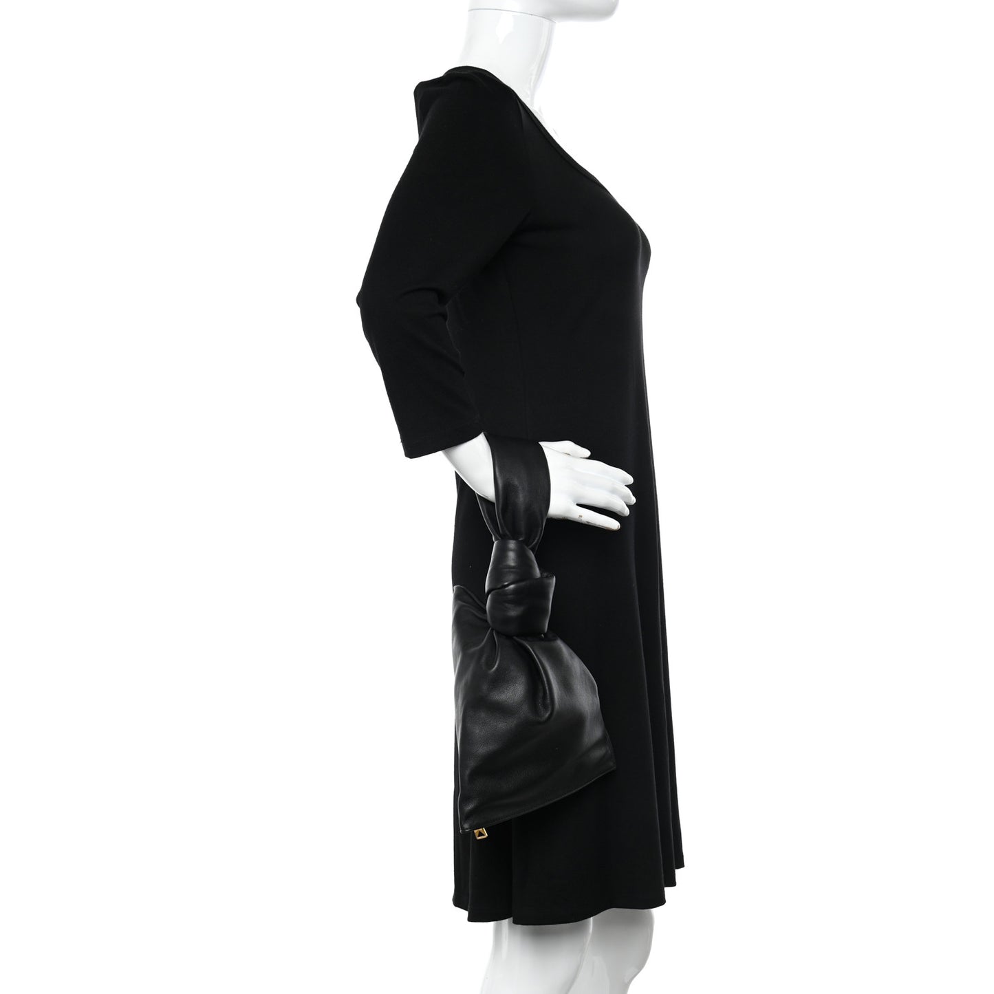 Calfskin Mini BV Twist Black