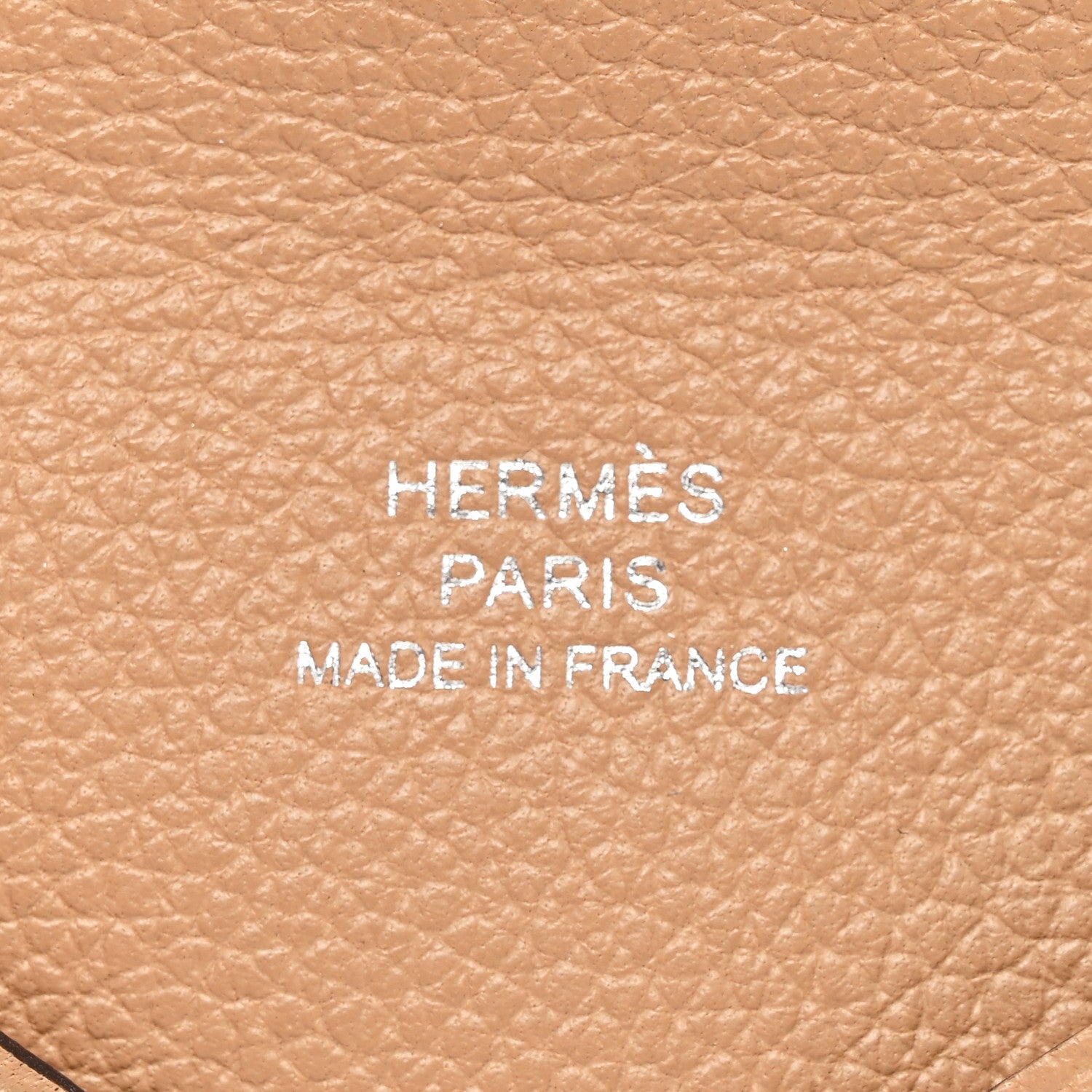 Hermes Evercolor Calvi Card Case Chai 6 of 8