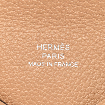 Hermes Evercolor Calvi Card Case Chai 6 of 8