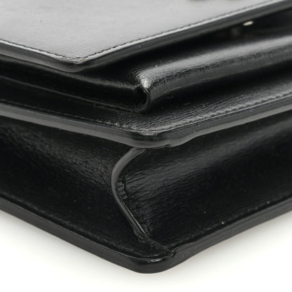 Saint Laurent Calfskin Monogram Sunset Chain Wallet Black 7 of 8