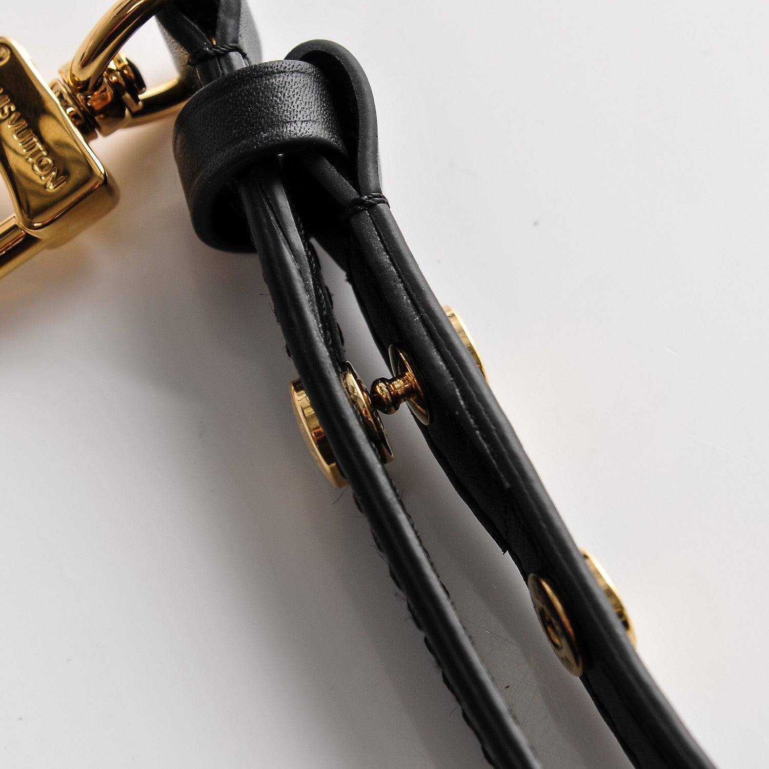 Louis Vuitton Calfskin Neonoe Shoulder Strap Black 7 of 7