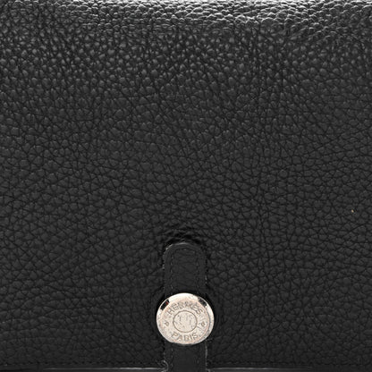Hermes Togo Dogon Wallet Waist Pouch Black 8 of 12
