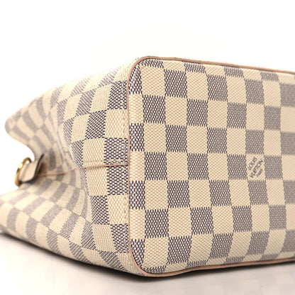 Louis Vuitton Damier Azur Braided Neonoe BB Pink 9 of 12