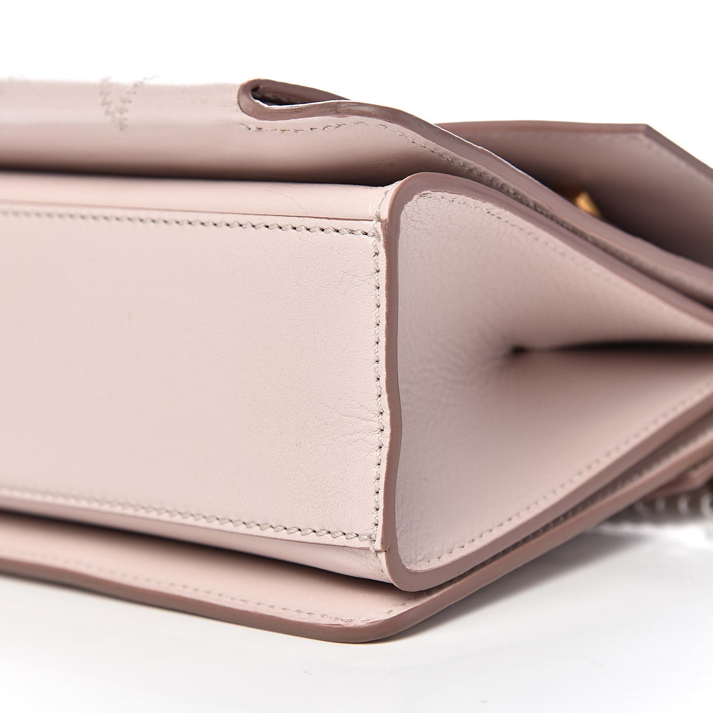 Goatskin Quilted Small GV3 Shoulder Bag Natural