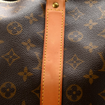 Louis Vuitton Monogram Keepall Bandouliere 55 14 of 17