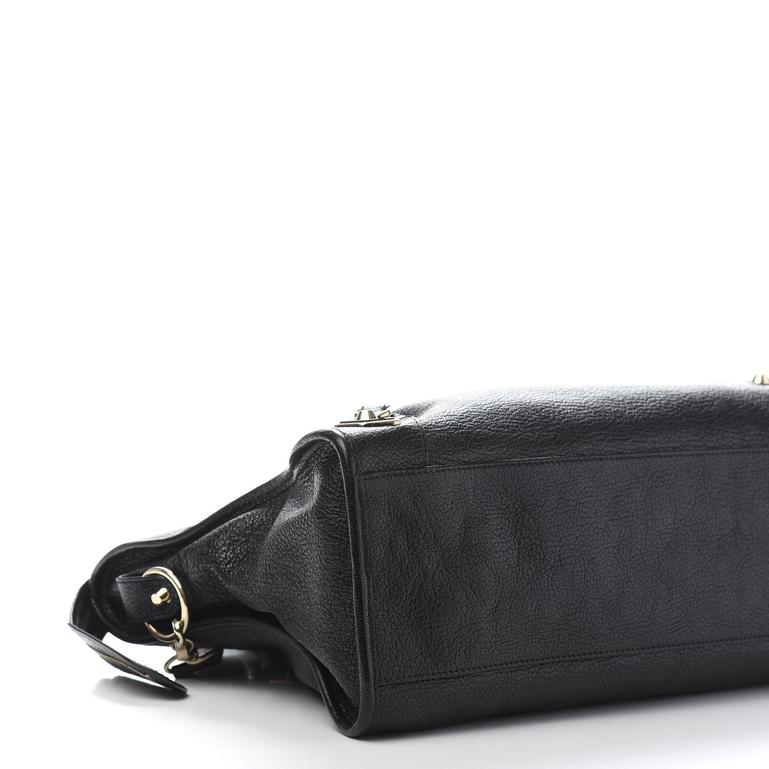 Balenciaga Chevre Gold Metallic Edge Hardware City Black 9 of 12