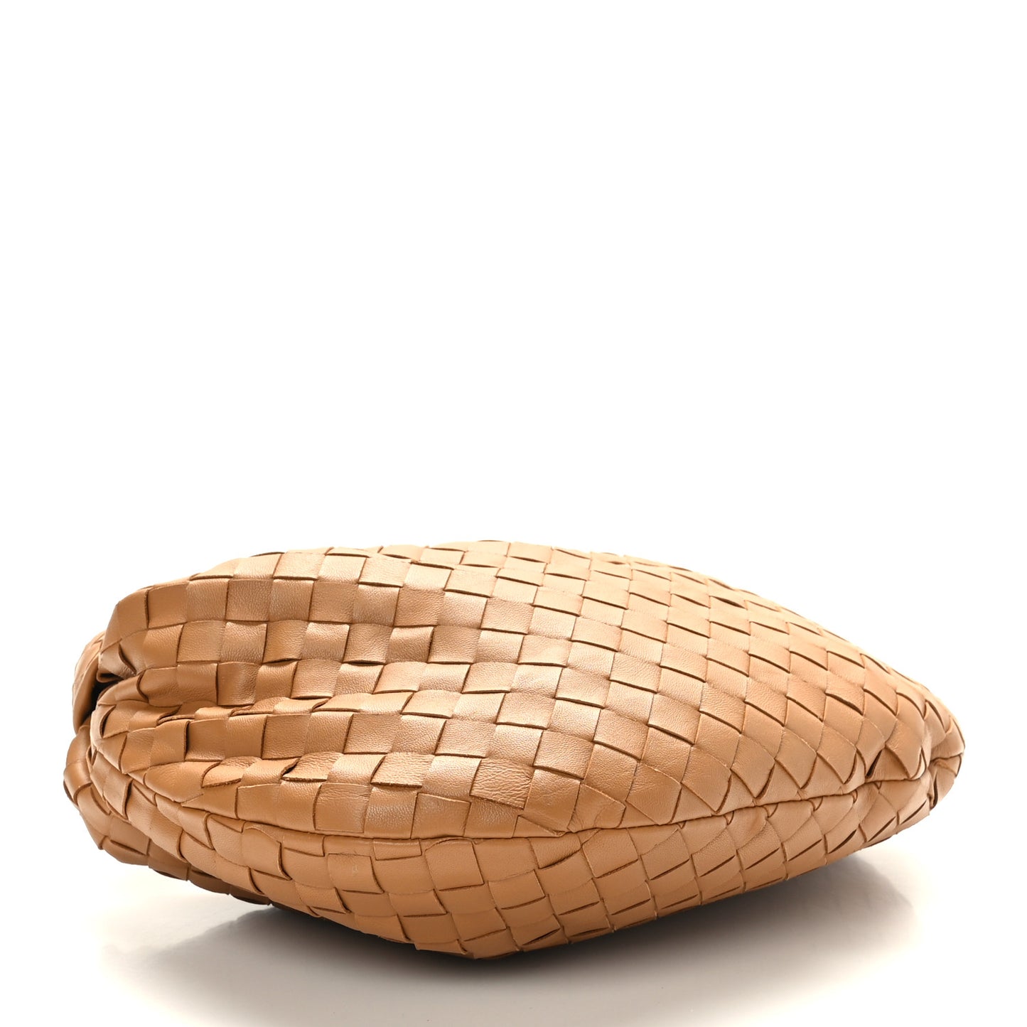 Nappa Intrecciato Teen Jodie Hobo Caramel