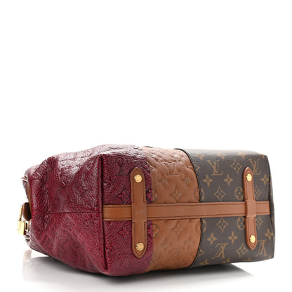 Louis Vuitton Monogram Stripes Medium Bag Bordeaux 4 of 9