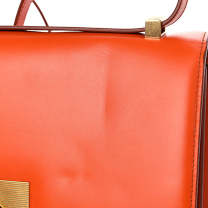 Bottega Veneta Spazzolato Calfskin Classic BV Classic Bag Orange 12 of 13