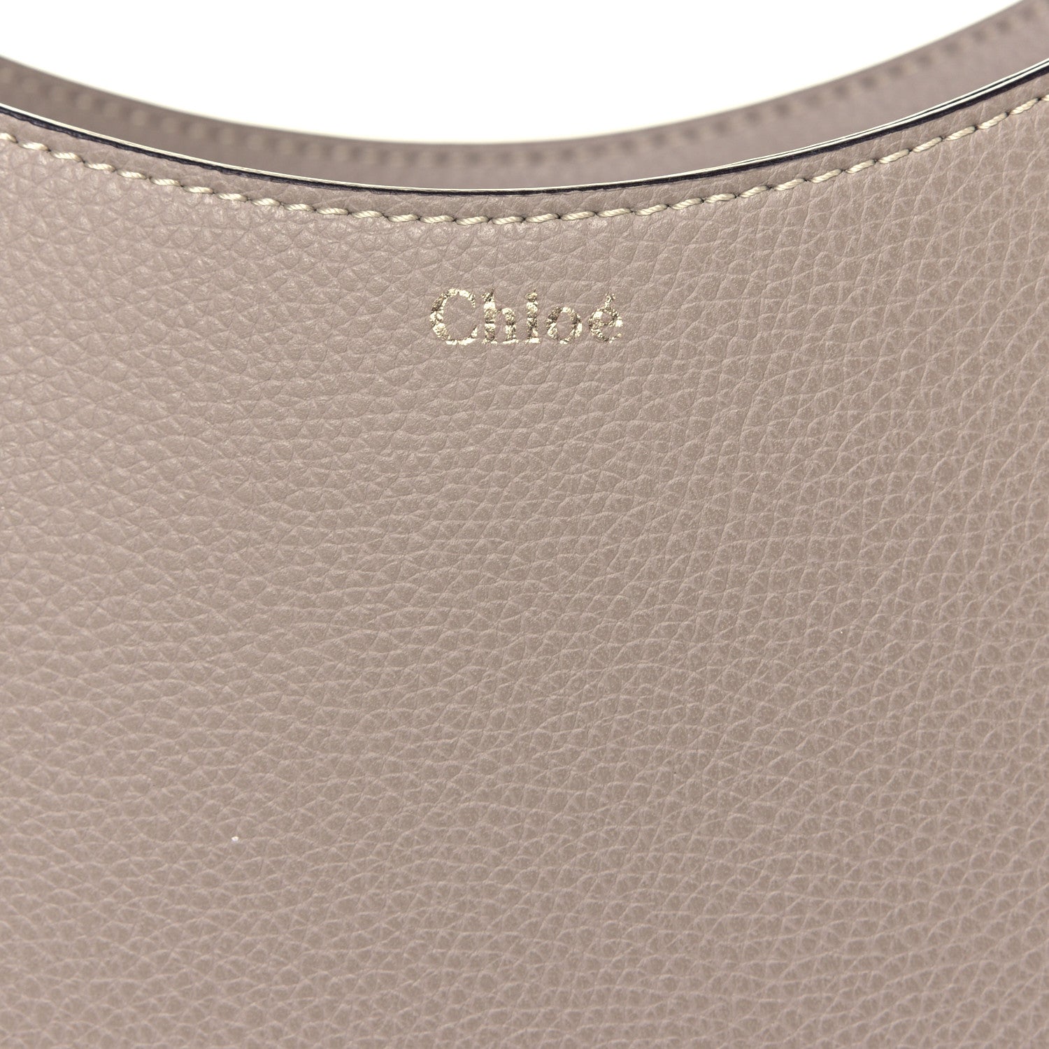 Chloe Small Grain Smooth Calfskin Medium Darryl Hobo Motty Grey 11 of 13