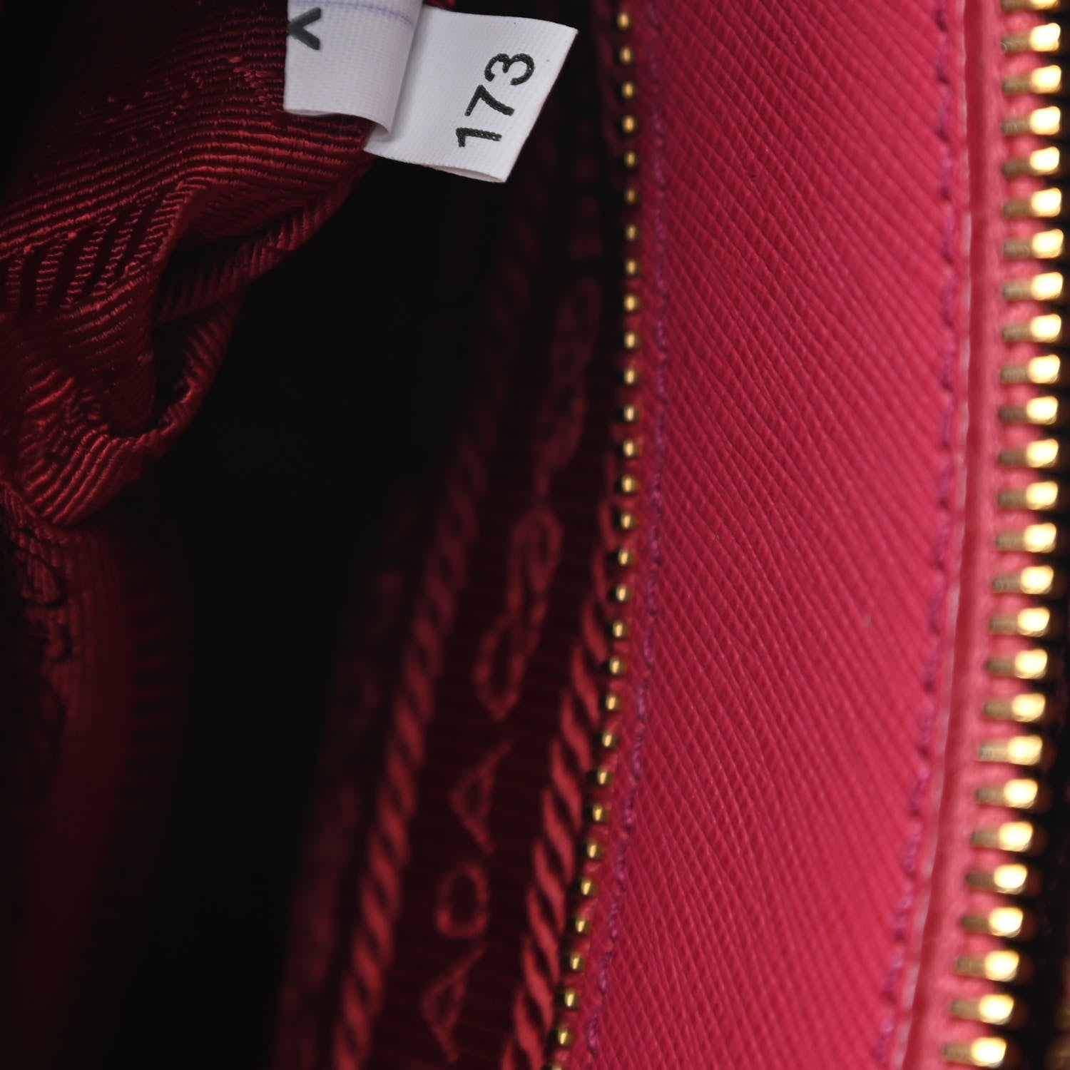 Prada Saffiano Large Galleria Double Zip Tote Peonia 9 of 14