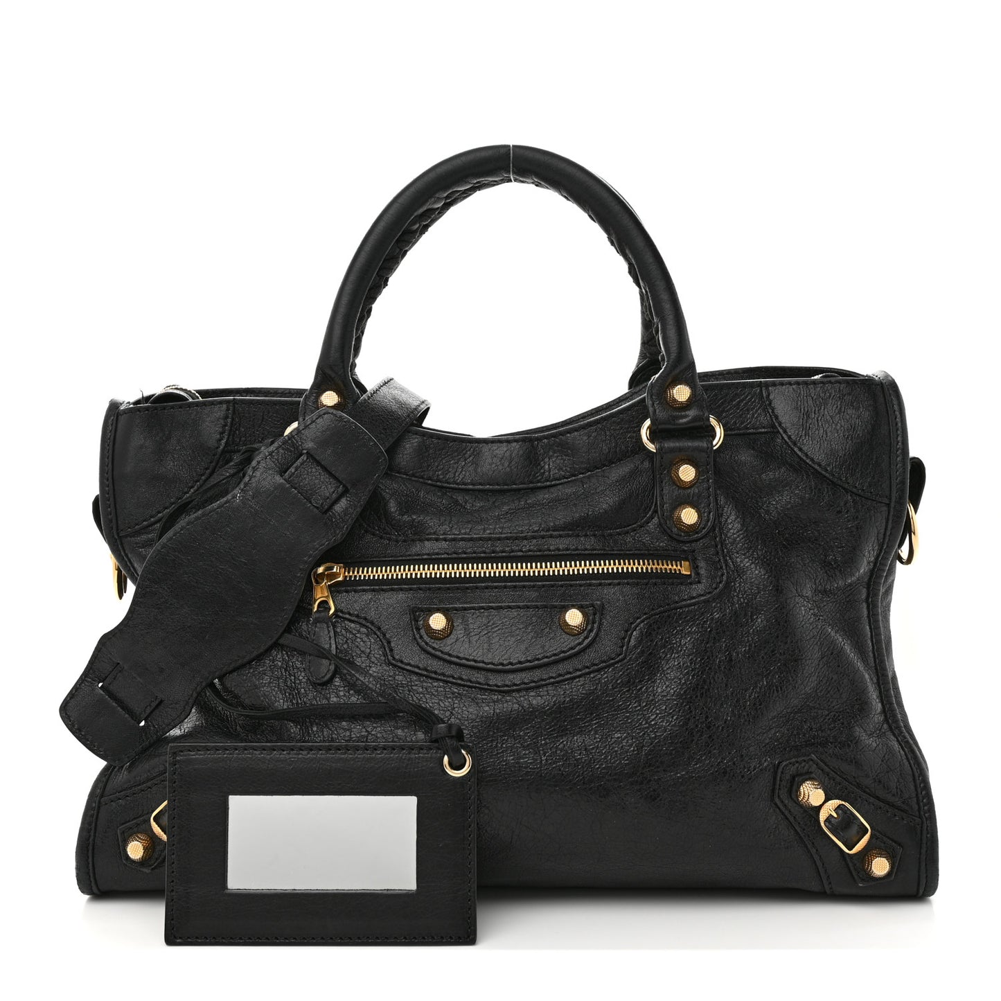 Agneau Giant 12 Gold Hardware City Black