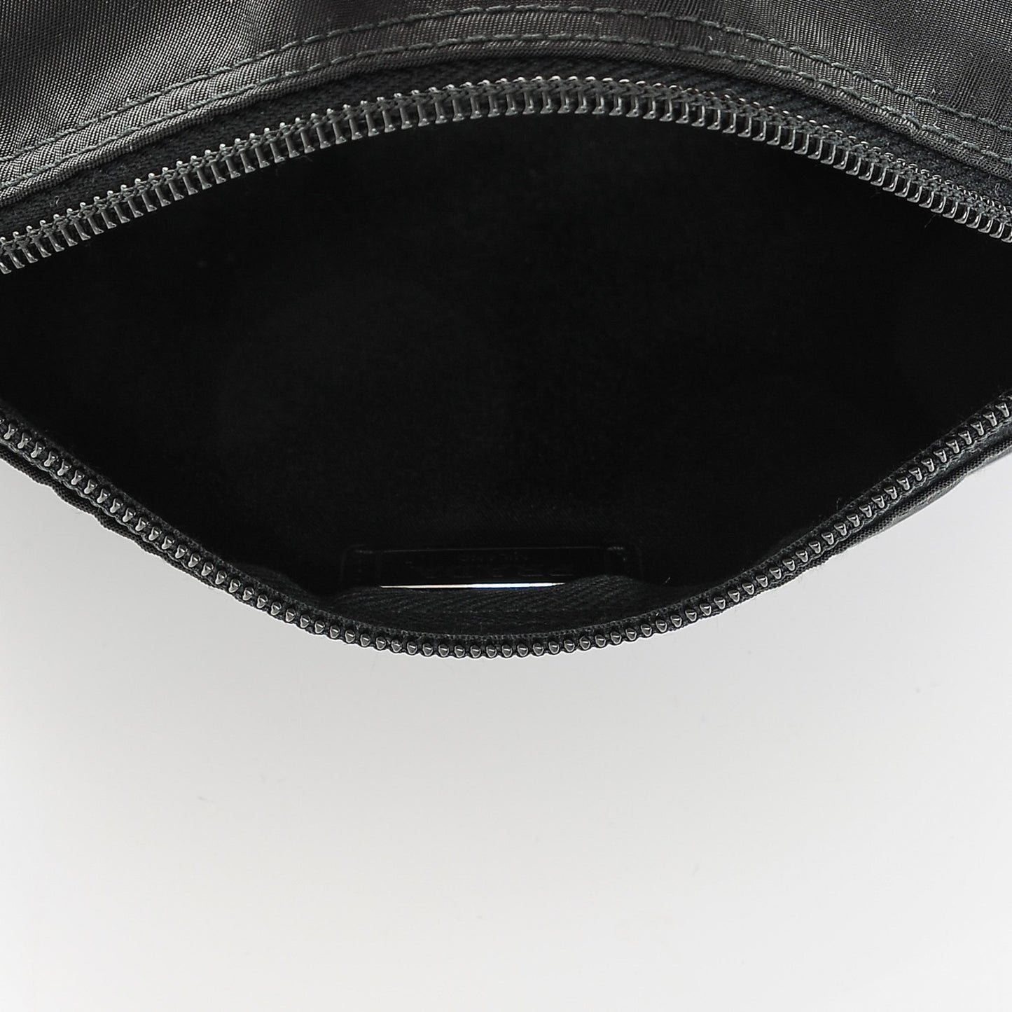 Nylon Vela Cosmetic Pouch Black
