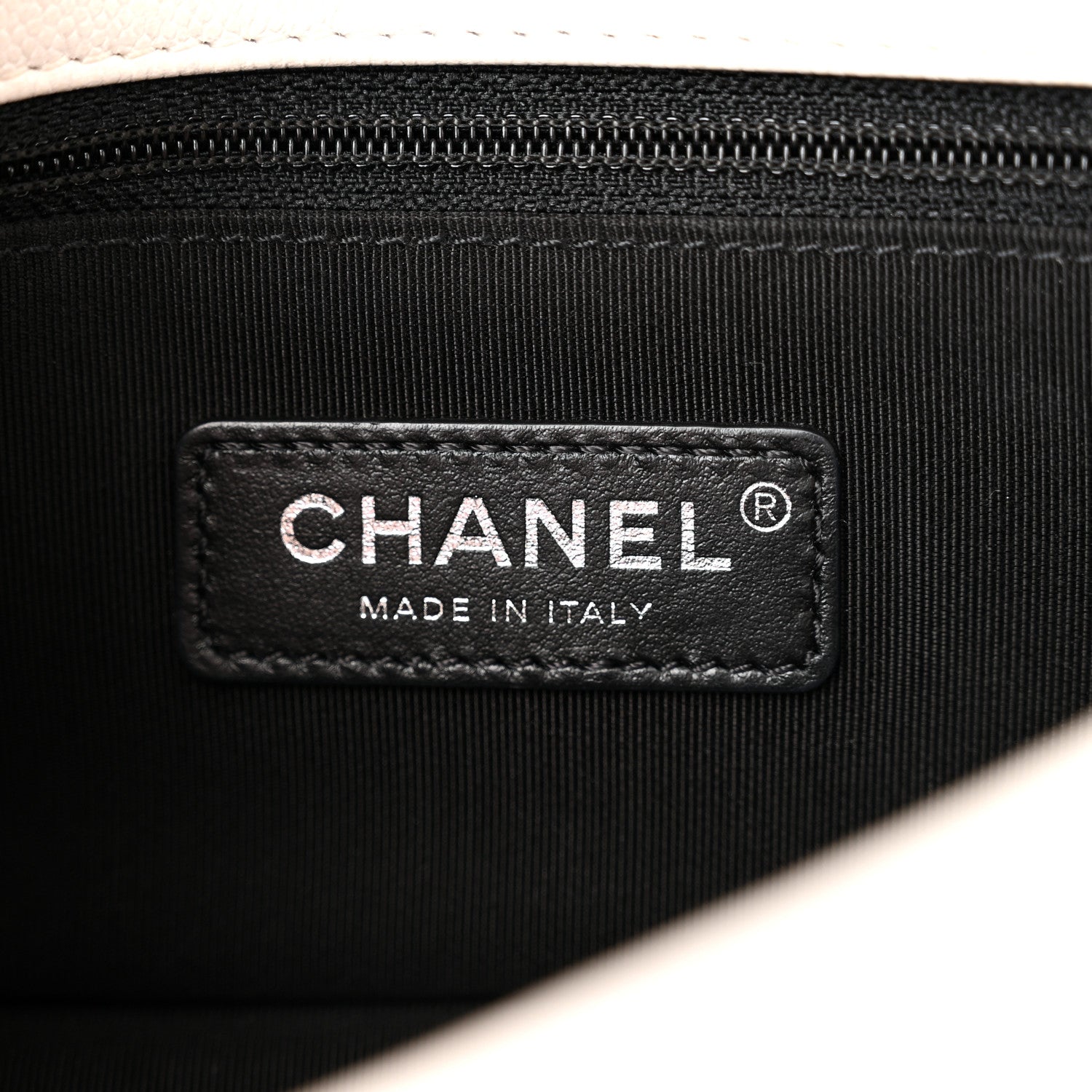 Chanel Caviar Quilted My Everything Small Flap White Black 6 of 12