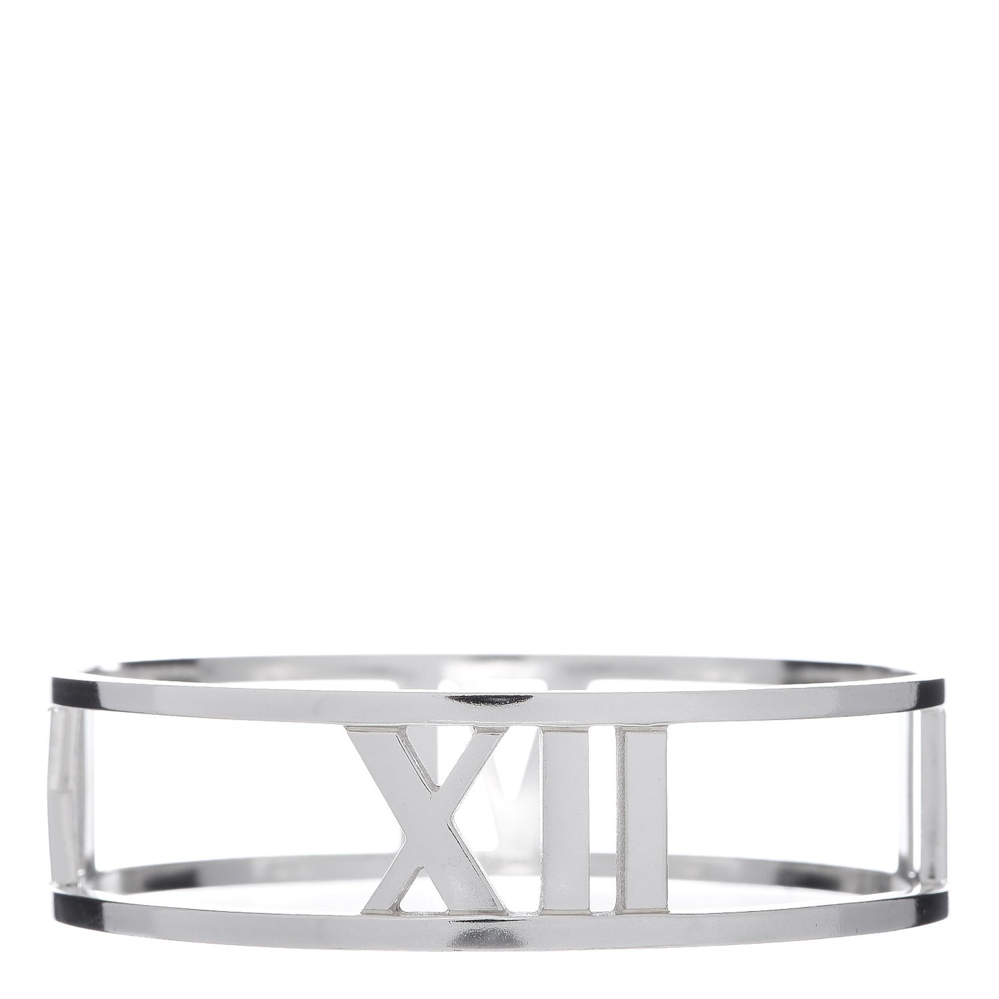 Sterling Silver Atlas Open Bangle Bracelet
