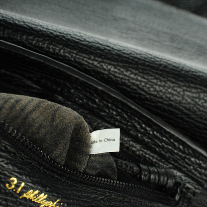 3.1 Phillip Lim 3.1 Textured Calfskin Large Pashli Satchel Black 11 of 15