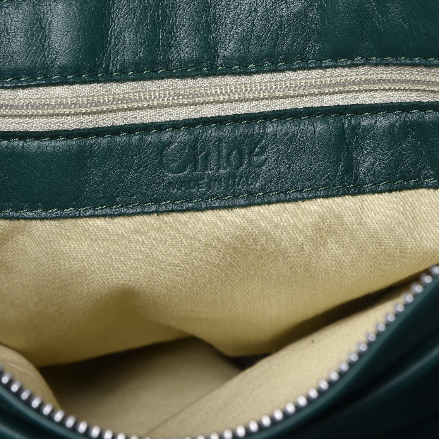 Chloe Python Silverado Shoulder Bag Emerald 6 of 9