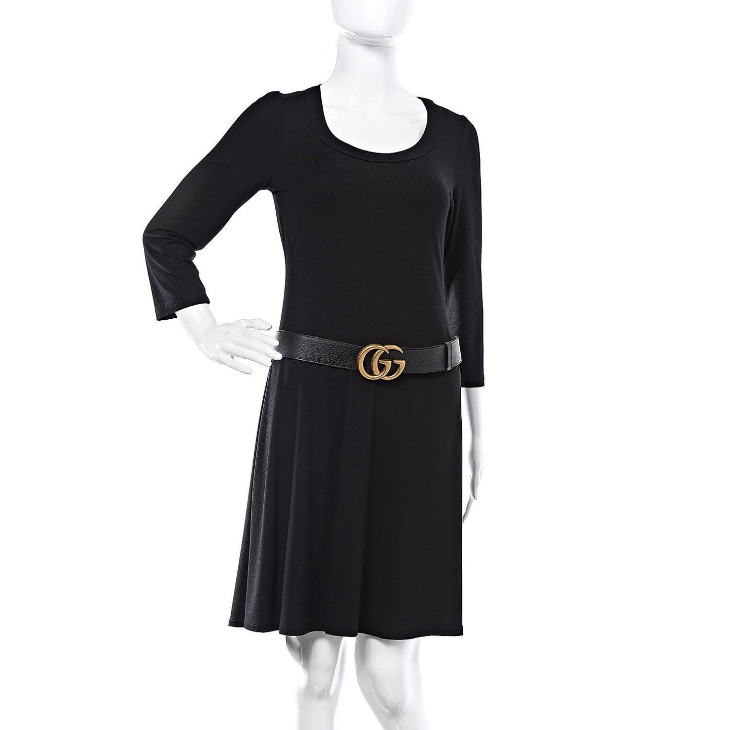 Textured Calfskin Double G 40mm Belt 95 38 Black