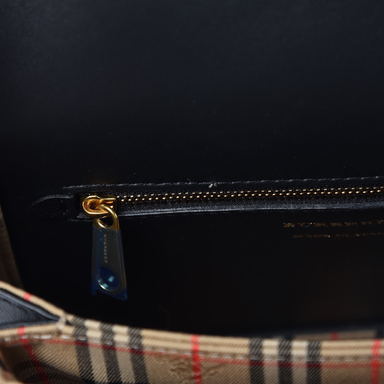 Burberry Smooth Calfskin Link Shoulder Bag Black 7 of 10