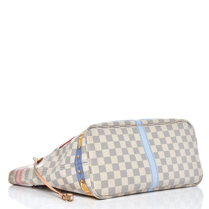 Louis Vuitton Damier Azur Summer Trunks Neo Neverfull MM 5 of 13