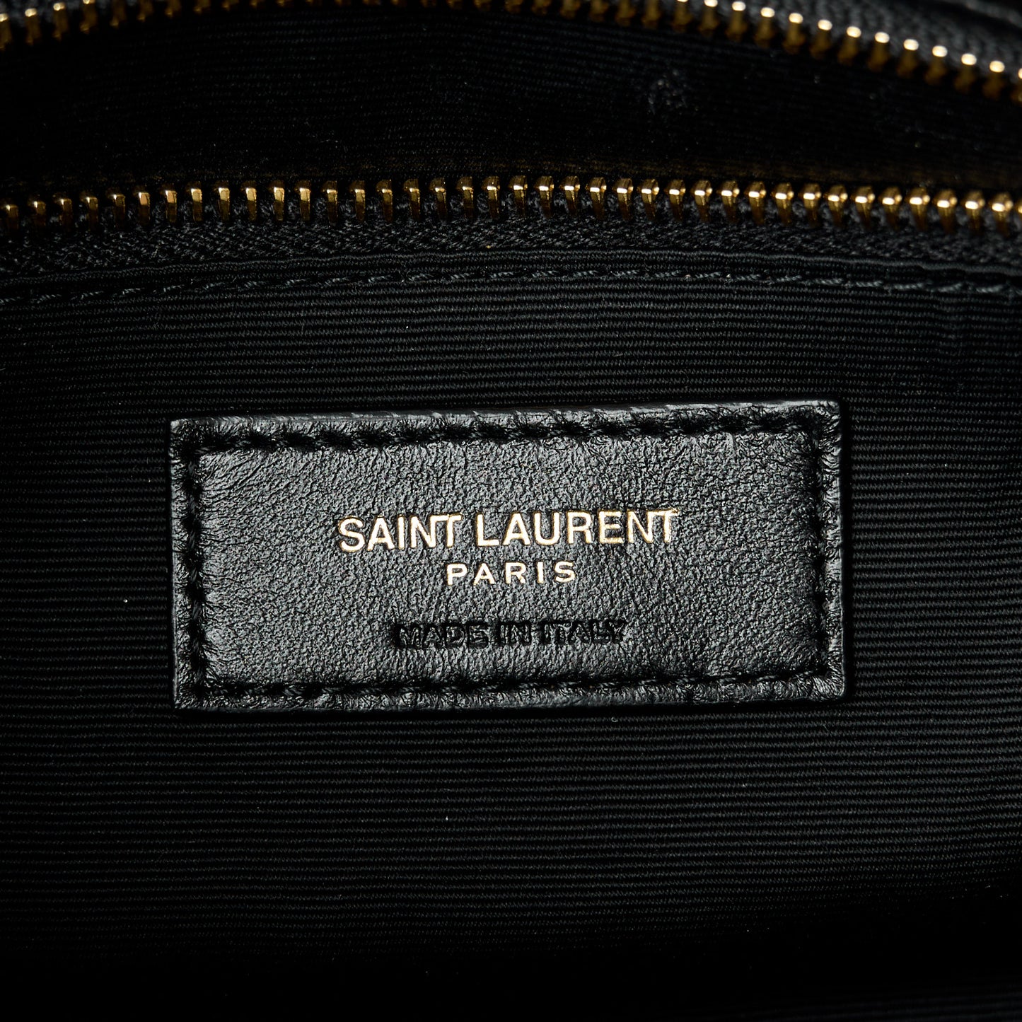 Lambskin Quilted Toy Loulou Puffer Monogram Chain Satchel Black