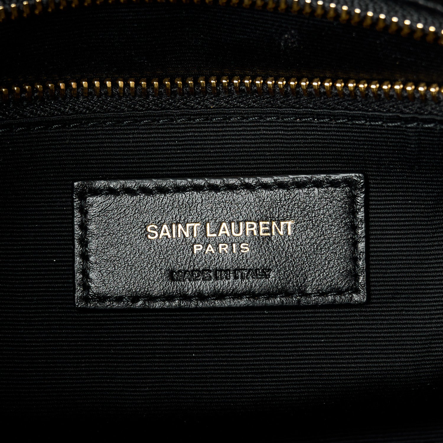Saint Laurent Lambskin Quilted Toy Loulou Puffer Monogram Chain Satchel Black 7 of 12