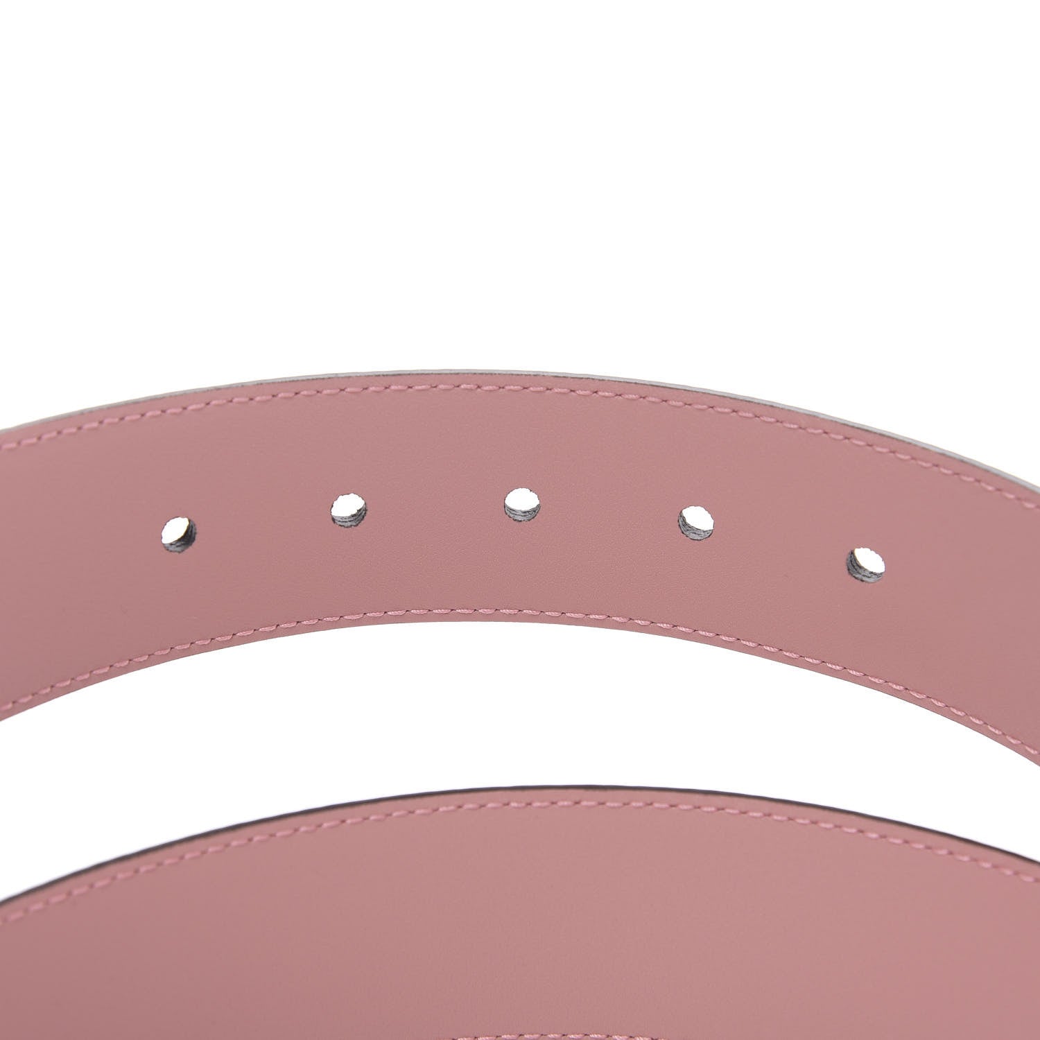 Gucci Soft Microguccissima Margaux Calfskin Belt 90 36 Soft Pink 3 of 5