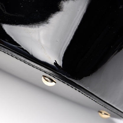 Gucci Patent Microguccissima Large Nice Top Handle Dome Bag Black 12 of 14