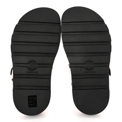 Louis Vuitton Calfskin Pool Pillow Flat Comfort Sandals 38 Rose Clair Pink 5 of 8