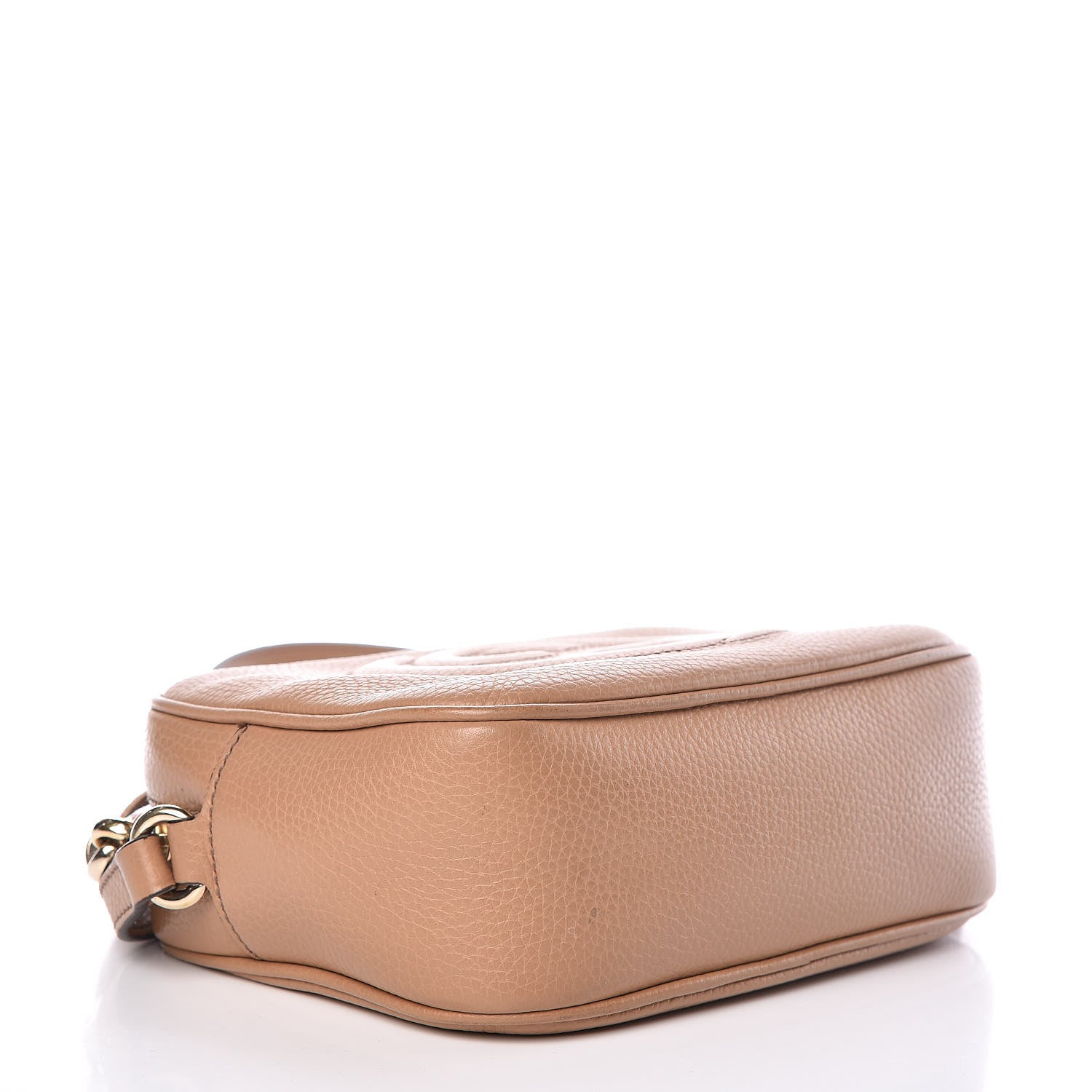 Gucci Pebbled Calfskin Small Soho Disco Bag Camelia 4 of 15