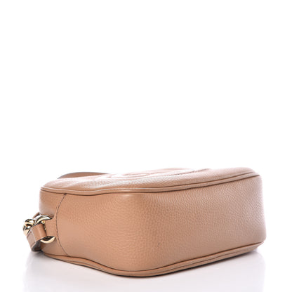 Gucci Pebbled Calfskin Small Soho Disco Bag Camelia 4 of 15