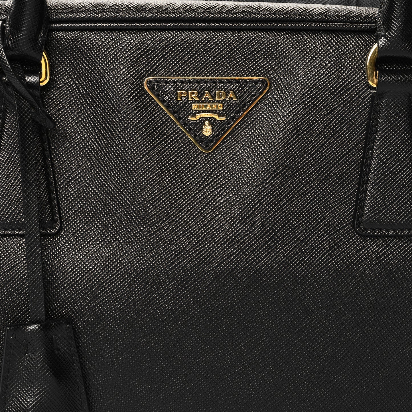 Saffiano Lux Bauletto Black