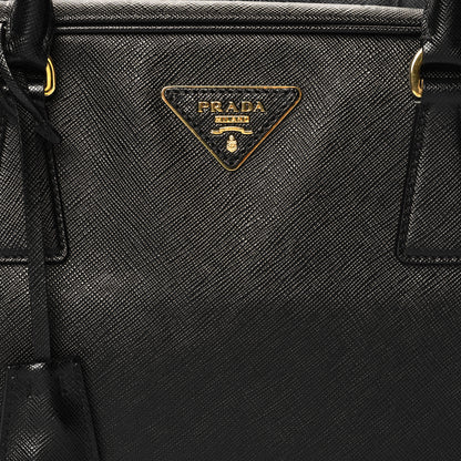 Prada Saffiano Lux Bauletto Black 7 of 9