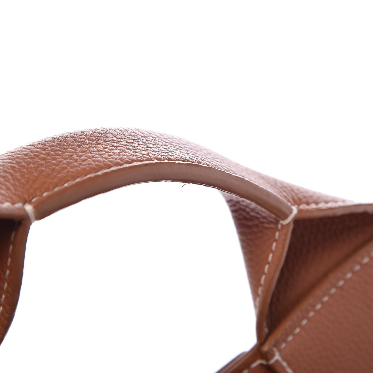 Calfskin Woven Basket Bag Tan