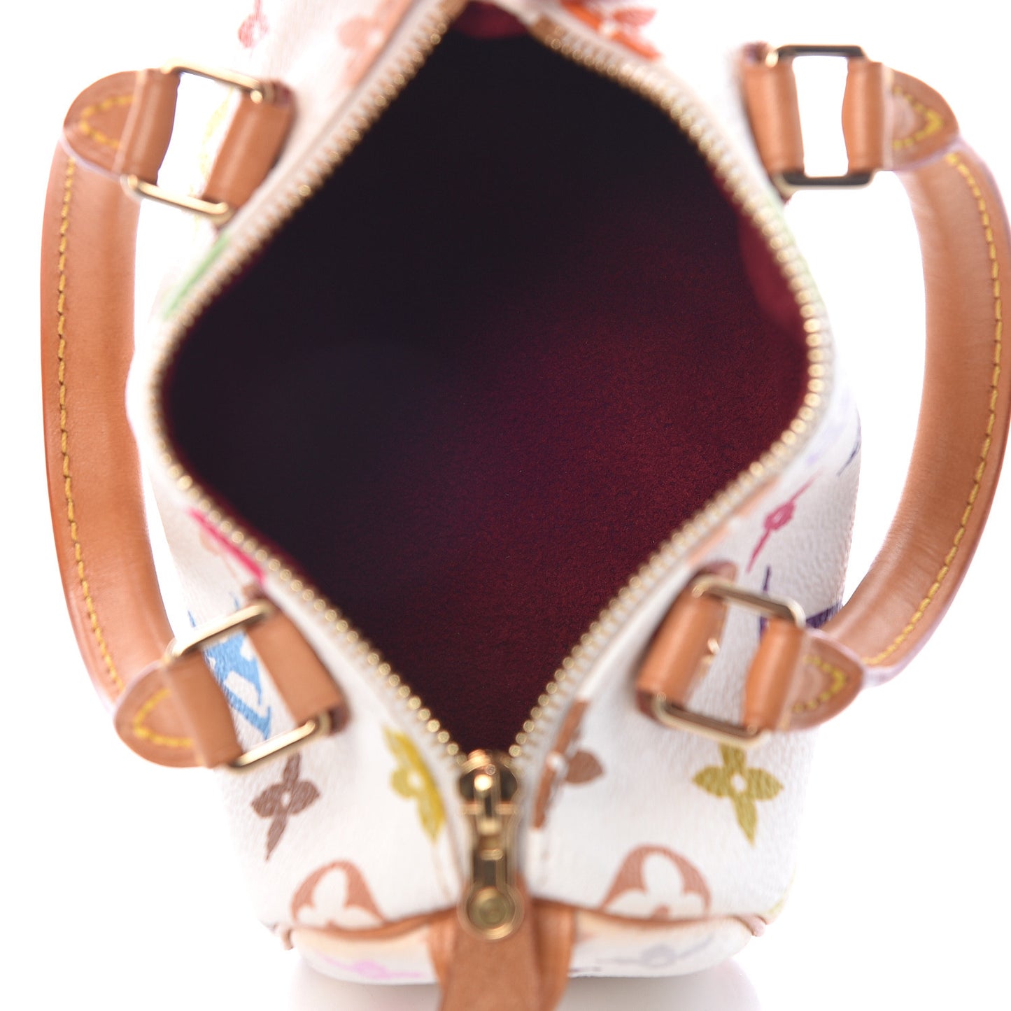 Monogram Multicolor Mini Sac HL Speedy White